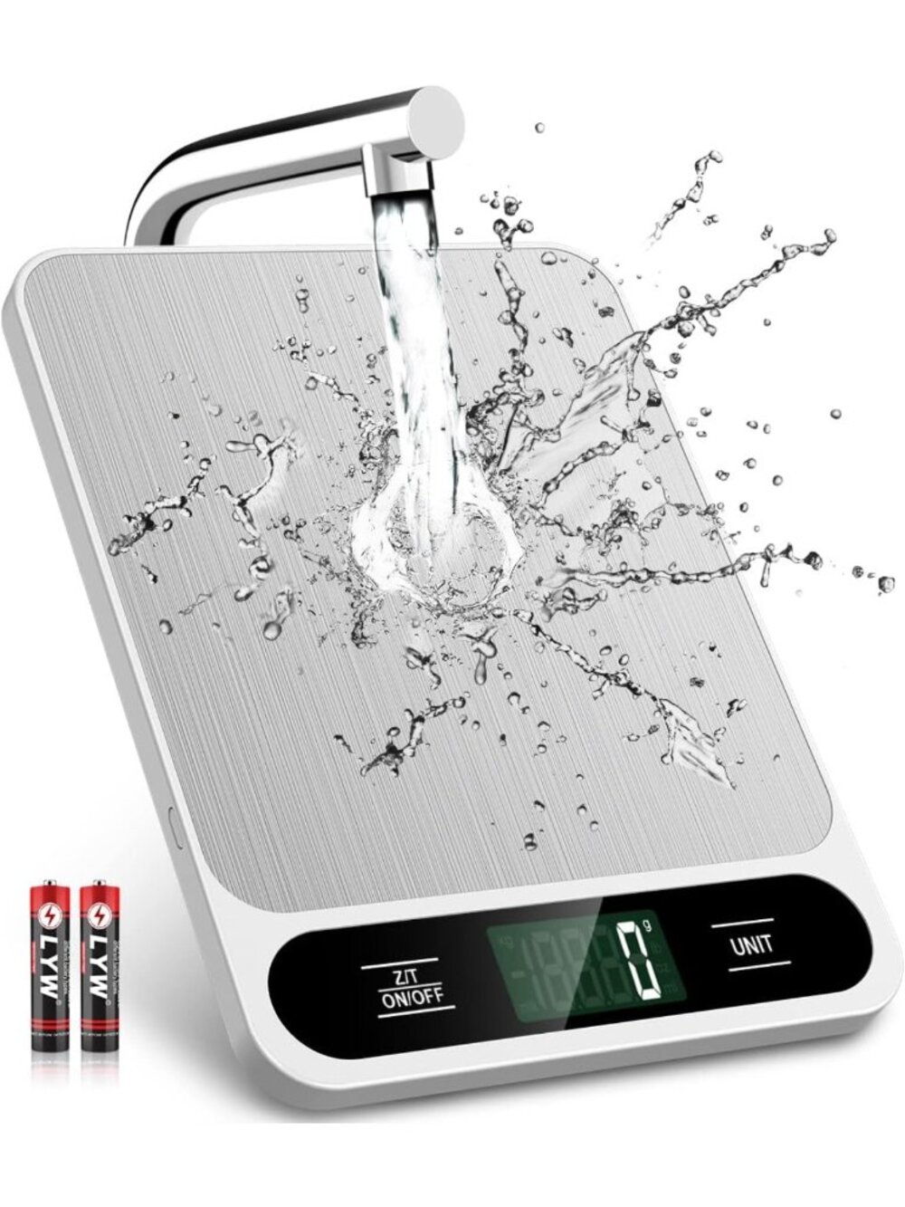 Digital Kitchen Scale for Baking & Cooking, 22lb Capacity, Precise Grams/Oz